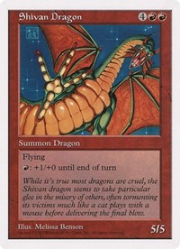 Shivan Dragon (Oversized) [Oversize Cards] - Magic: The Gathering - Card Brawlers | Quebec | Canada |