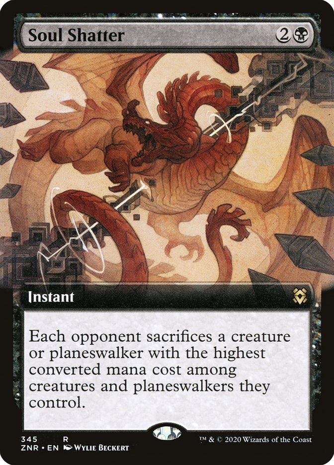 Soul Shatter (Extended Art) [Zendikar Rising] - Magic: The Gathering - Card Brawlers | Quebec | Canada |