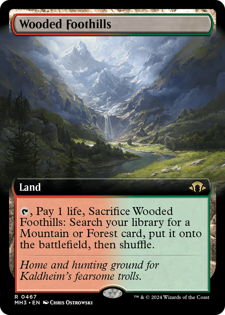 Wooded Foothills (Extended Art) [Modern Horizons 3] - Magic: The Gathering - Card Brawlers | Quebec | Canada |