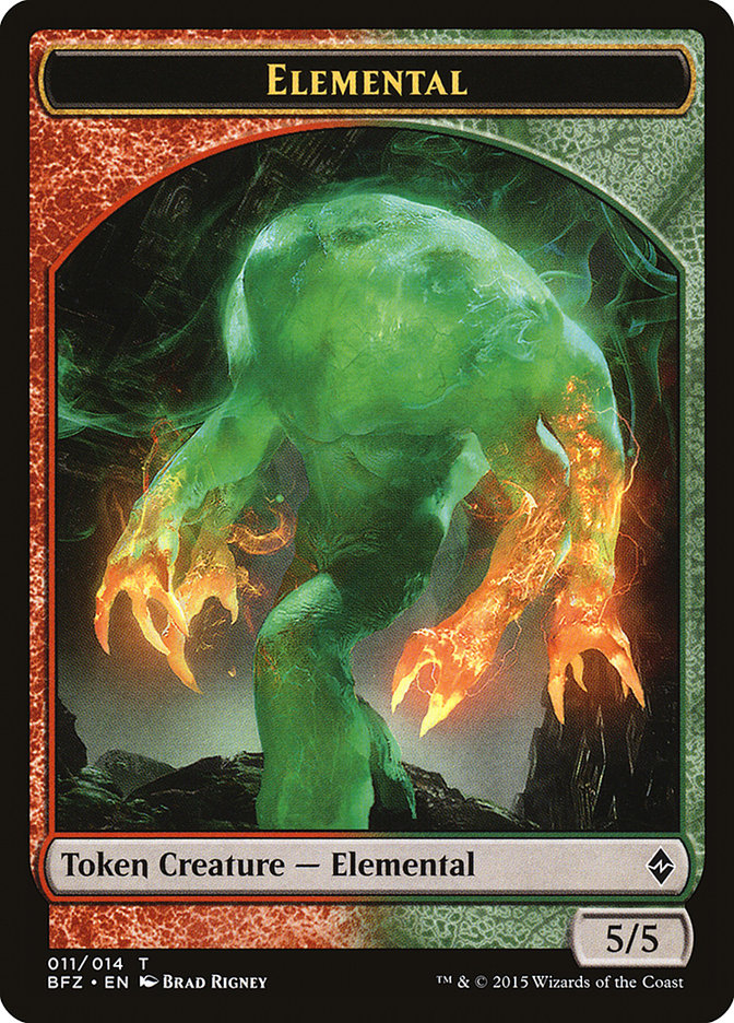 Elemental Token (011/014) [Battle for Zendikar Tokens] - Magic: The Gathering - Card Brawlers | Quebec | Canada |
