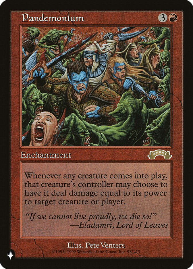 Pandemonium [The List] - Magic: The Gathering - Card Brawlers | Quebec | Canada |