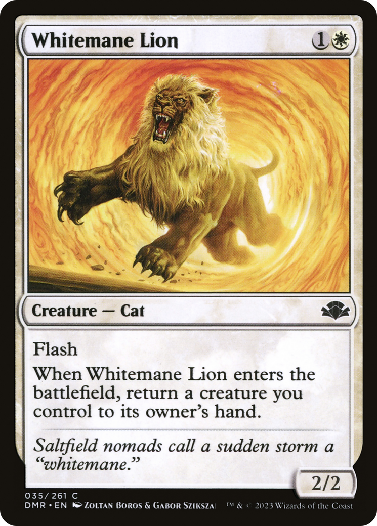 Whitemane Lion [Dominaria Remastered] - Magic: The Gathering - Card Brawlers | Quebec | Canada |