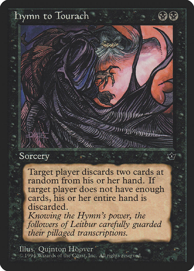 Hymn to Tourach (Quinton Hoover) [Fallen Empires] - Magic: The Gathering - Card Brawlers | Quebec | Canada |