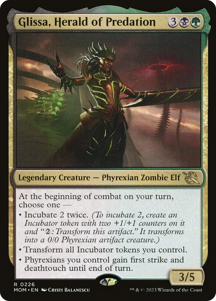 Glissa, Herald of Predation [March of the Machine] - Magic: The Gathering - Card Brawlers | Quebec | Canada |