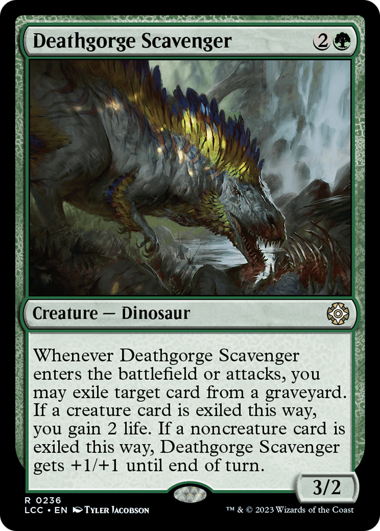 Deathgorge Scavenger [The Lost Caverns of Ixalan Commander] - Magic: The Gathering - Card Brawlers | Quebec | Canada |