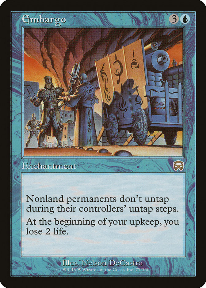 Embargo [Mercadian Masques] - Magic: The Gathering - Card Brawlers | Quebec | Canada |