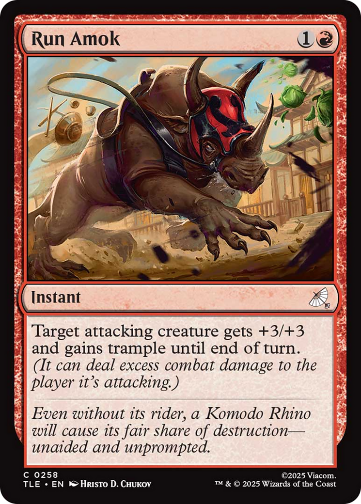 Run Amok [Avatar: The Last Airbender: Eternal-Legal] - Magic: The Gathering - Card Brawlers | Quebec | Canada |