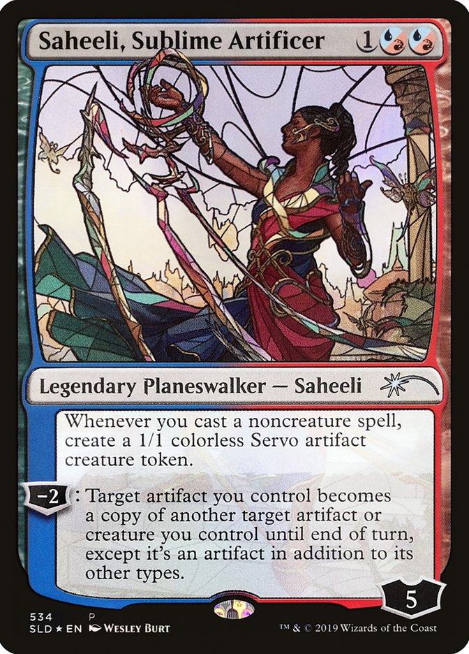 Saheeli, Sublime Artificer (Stained Glass) [Secret Lair Drop Promos] - Magic: The Gathering - Card Brawlers | Quebec | Canada |