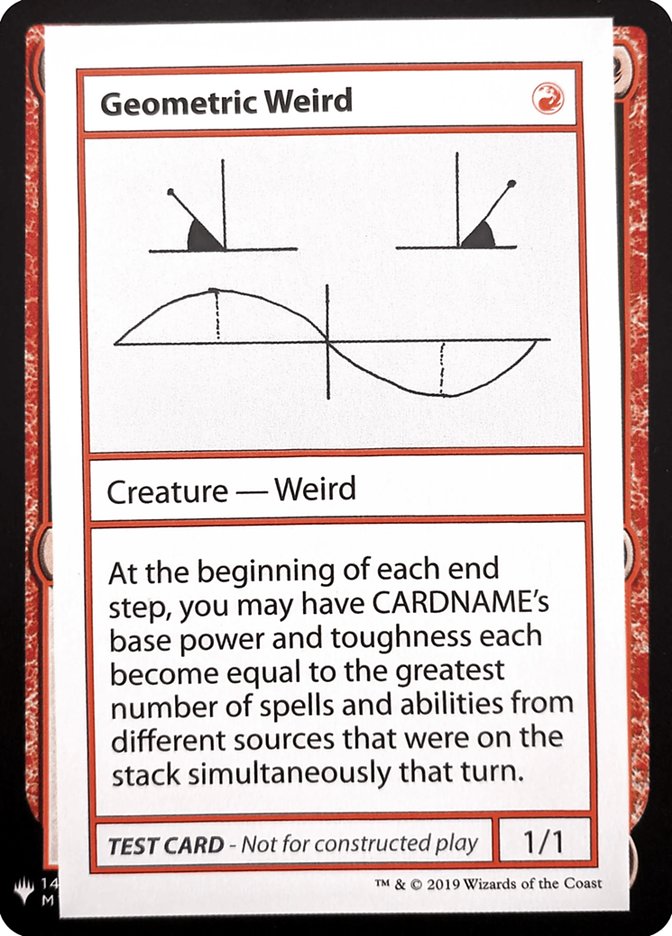 Geometric Weird [Mystery Booster Playtest Cards] - Magic: The Gathering - Card Brawlers | Quebec | Canada |