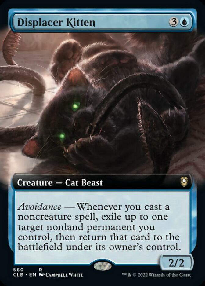 Displacer Kitten (Extended Art) [Commander Legends: Battle for Baldur's Gate] - Magic: The Gathering - Card Brawlers | Quebec | Canada |