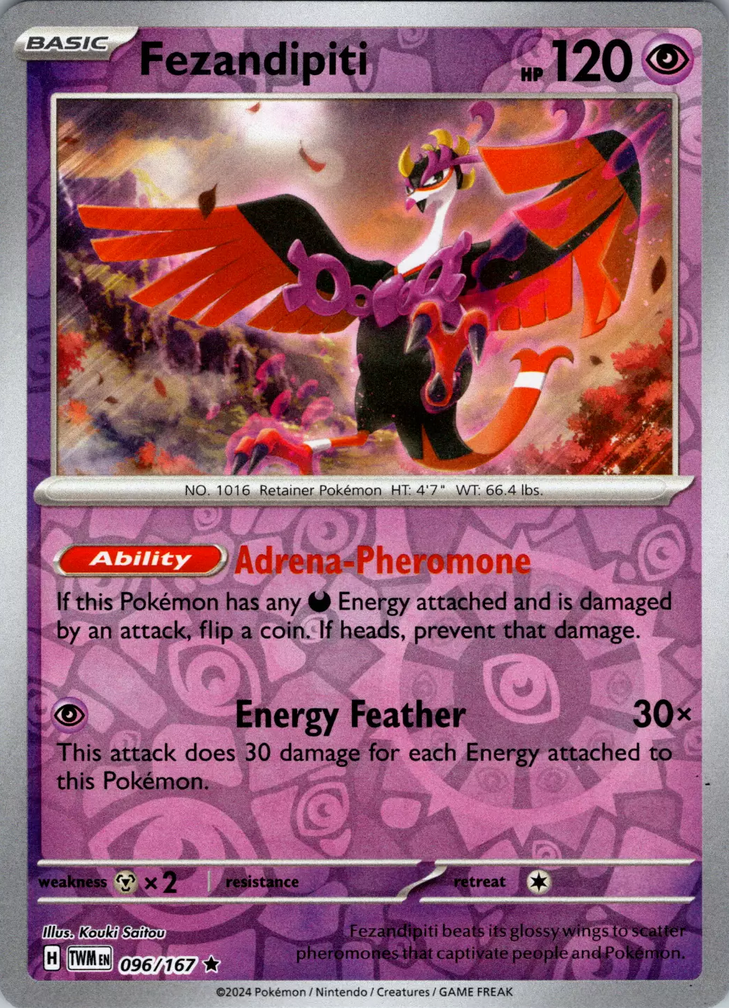 Fezandipiti (096/167) [Scarlet & Violet: Twilight Masquerade] - Pokémon - Card Brawlers | Quebec | Canada |