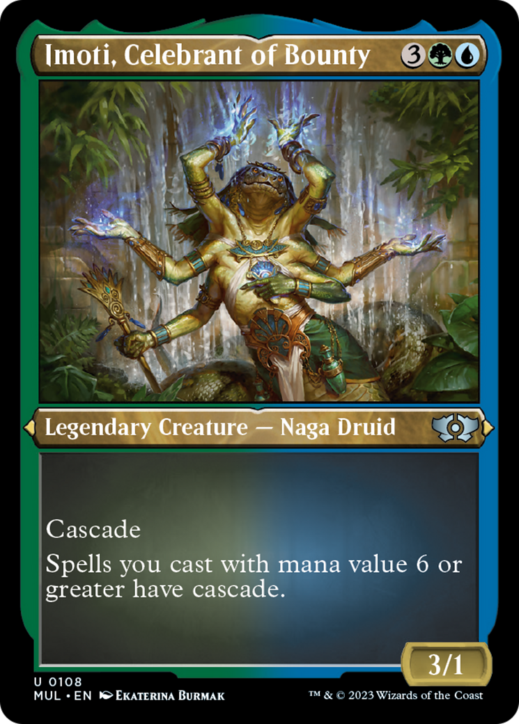 Imoti, Celebrant of Bounty (Foil Etched) [Multiverse Legends] - Magic: The Gathering - Card Brawlers | Quebec | Canada |
