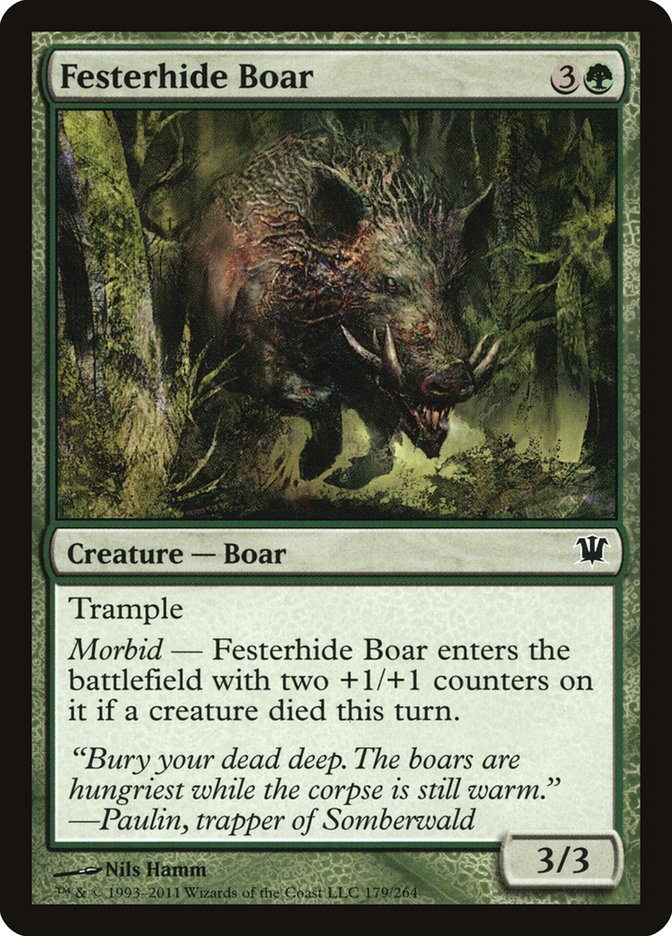 Festerhide Boar [Innistrad] - Magic: The Gathering - Card Brawlers | Quebec | Canada |