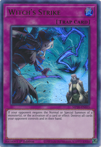 Witch's Strike [MP20-EN035] Ultra Rare - Yu-Gi-Oh! - Card Brawlers | Quebec | Canada |