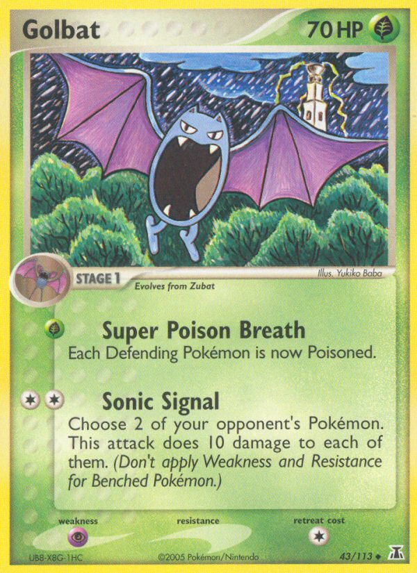 Golbat (43/113) [EX: Delta Species] - Pokémon - Card Brawlers | Quebec | Canada |