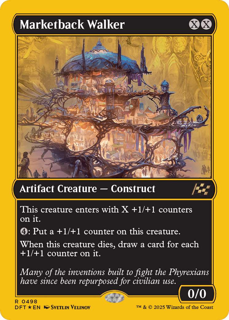 Marketback Walker (First-Place Foil) [Aetherdrift] - Magic: The Gathering - Card Brawlers | Quebec | Canada |