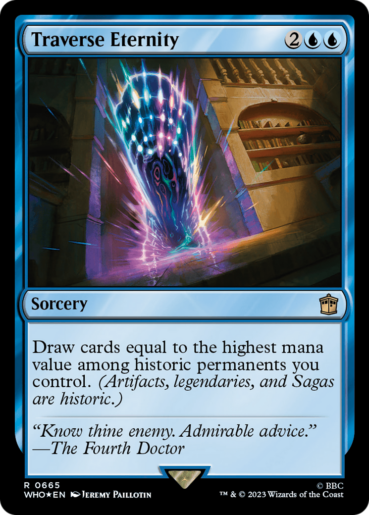 Traverse Eternity (Surge Foil) [Doctor Who] - Magic: The Gathering - Card Brawlers | Quebec | Canada |