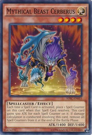 Mythical Beast Cerberus [SDSC-EN015] Common - Yu-Gi-Oh! - Card Brawlers | Quebec | Canada |