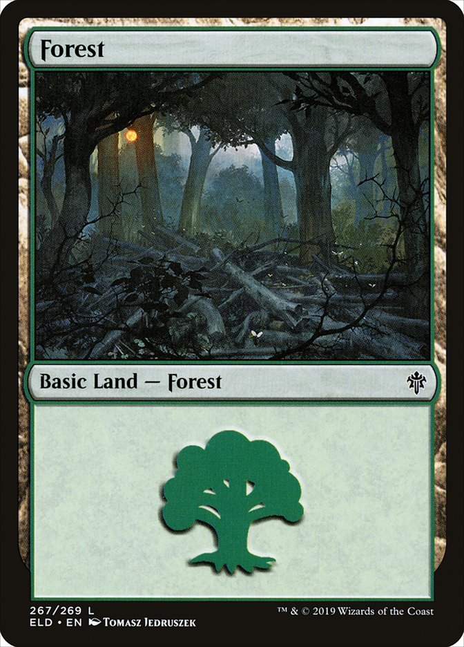 Forest (267) [Throne of Eldraine] - Magic: The Gathering - Card Brawlers | Quebec | Canada |