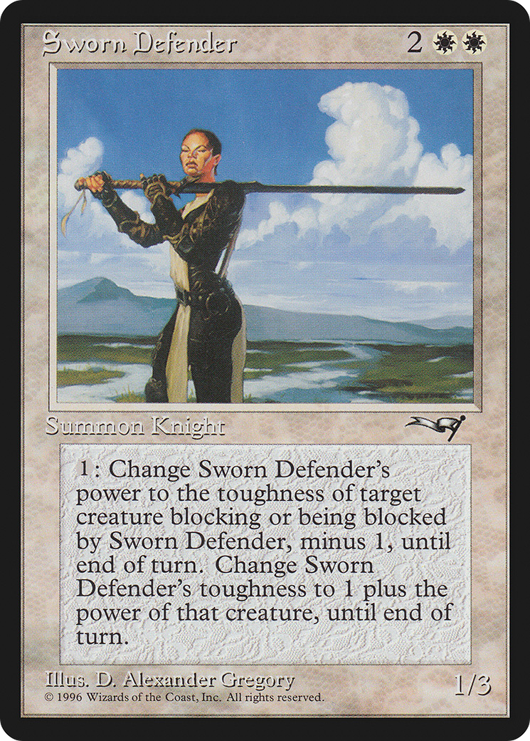 Sworn Defender [Alliances] - Magic: The Gathering - Card Brawlers | Quebec | Canada |