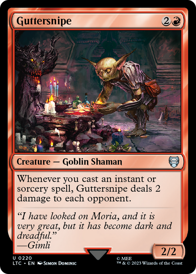 Guttersnipe [The Lord of the Rings: Tales of Middle-Earth Commander] - Magic: The Gathering - Card Brawlers | Quebec | Canada |