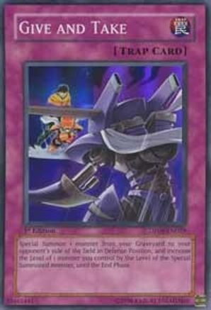 Give and Take [DP08-EN029] Super Rare - Yu-Gi-Oh! - Card Brawlers | Quebec | Canada |