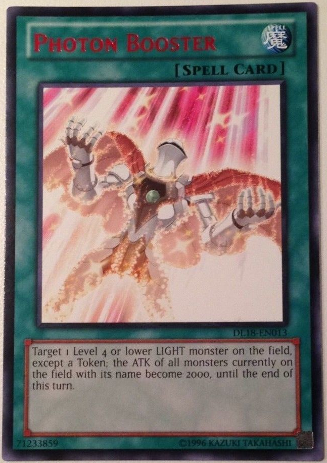 Photon Booster (Red) [DL18-EN013] Rare - Yu-Gi-Oh! - Card Brawlers | Quebec | Canada |