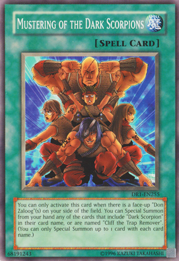 Mustering of the Dark Scorpions [DR1-EN255] Common - Yu-Gi-Oh! - Card Brawlers | Quebec | Canada |