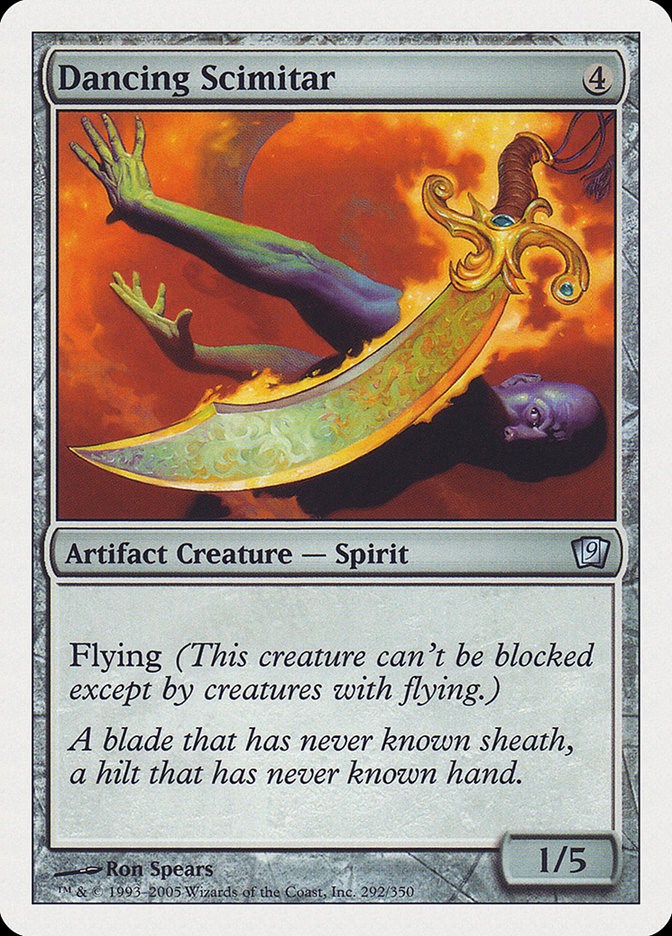 Dancing Scimitar [Ninth Edition] - Magic: The Gathering - Card Brawlers | Quebec | Canada |