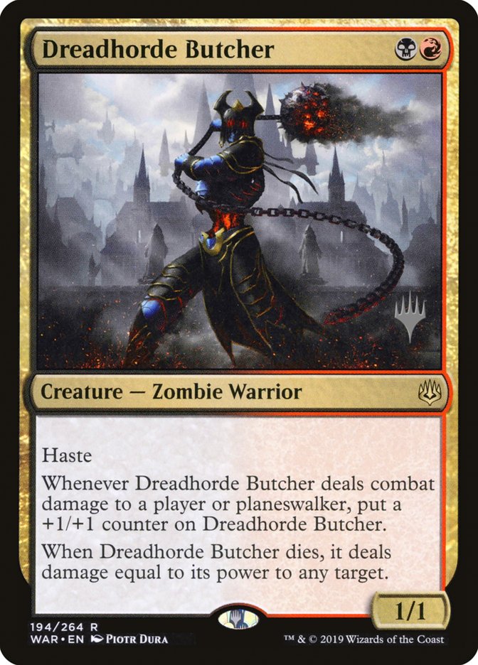 Dreadhorde Butcher (Promo Pack) [War of the Spark Promos] - Magic: The Gathering - Card Brawlers | Quebec | Canada |