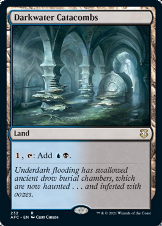 Darkwater Catacombs [Dungeons & Dragons: Adventures in the Forgotten Realms Commander] - Magic: The Gathering - Card Brawlers | Quebec | Canada |