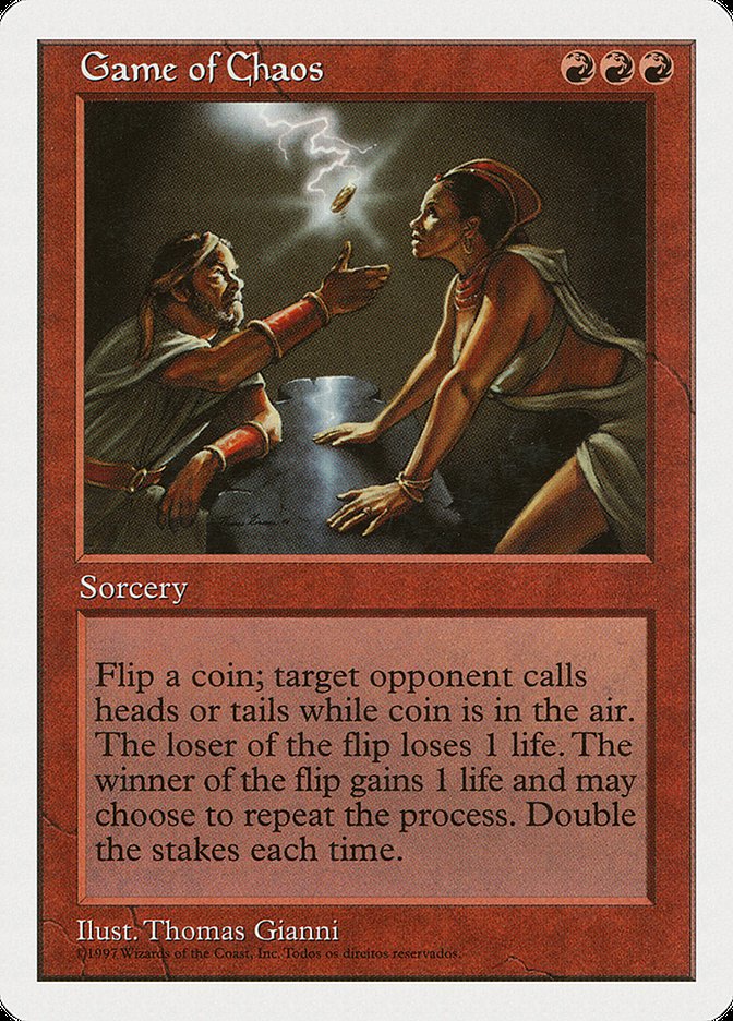 Game of Chaos (Portuguese Copyright) [Fifth Edition] - Magic: The Gathering - Card Brawlers | Quebec | Canada |