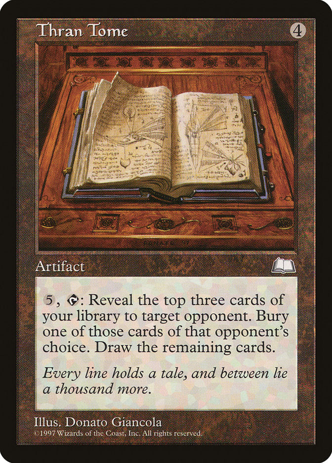 Thran Tome [Weatherlight] - Magic: The Gathering - Card Brawlers | Quebec | Canada |