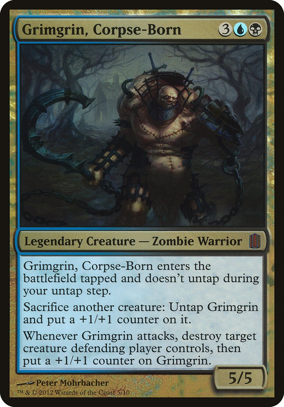 Grimgrin, Corpse-Born (Oversized) [Commander's Arsenal Oversized] - Magic: The Gathering - Card Brawlers | Quebec | Canada |