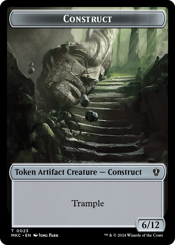 Construct // Soldier Double-Sided Token [Murders at Karlov Manor Commander Tokens] - Magic: The Gathering - Card Brawlers | Quebec | Canada |