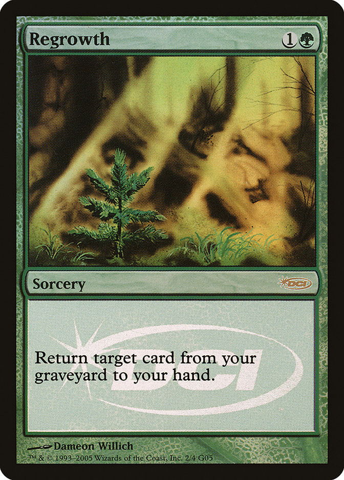 Regrowth [Judge Gift Cards 2005] - Magic: The Gathering - Card Brawlers | Quebec | Canada |