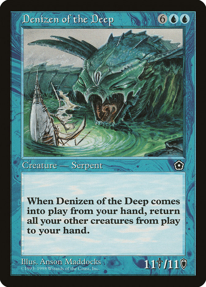 Denizen of the Deep [Portal Second Age] - Magic: The Gathering - Card Brawlers | Quebec | Canada |