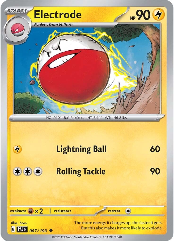 Electrode (067/193) [Scarlet & Violet: Paldea Evolved] - Pokémon - Card Brawlers | Quebec | Canada |