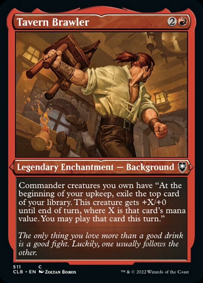 Tavern Brawler (Foil Etched) [Commander Legends: Battle for Baldur's Gate] - Magic: The Gathering - Card Brawlers | Quebec | Canada |