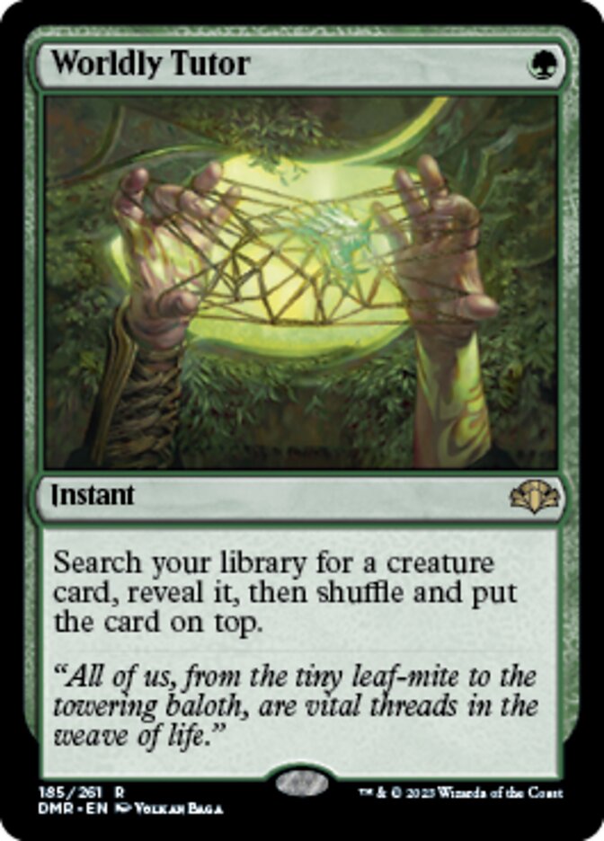 Worldly Tutor [Dominaria Remastered] - Magic: The Gathering - Card Brawlers | Quebec | Canada |