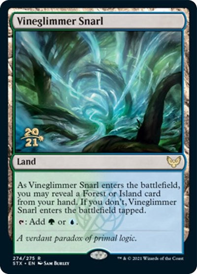Vineglimmer Snarl [Strixhaven: School of Mages Prerelease Promos] - Magic: The Gathering - Card Brawlers | Quebec | Canada |