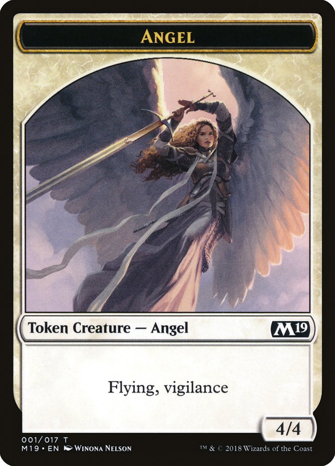 Angel Token [Core Set 2019 Tokens] - Magic: The Gathering - Card Brawlers | Quebec | Canada |