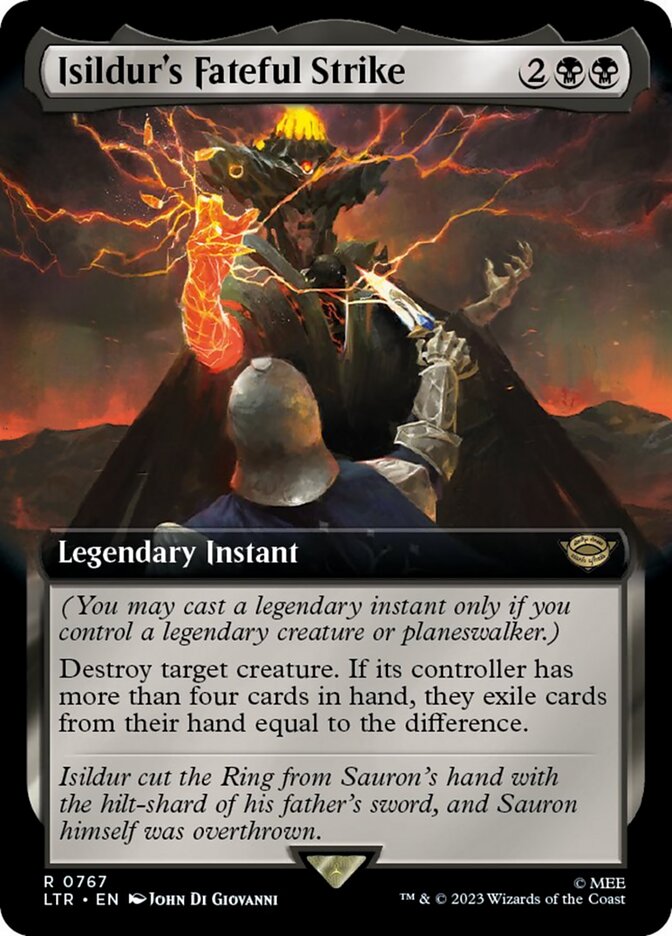 Isildur's Fateful Strike (Extended Art) (Surge Foil) [The Lord of the Rings: Tales of Middle-Earth] - Magic: The Gathering - Card Brawlers | Quebec | Canada |
