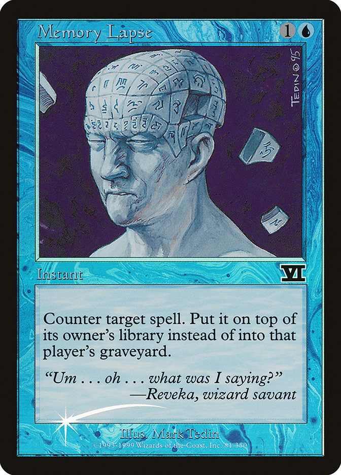 Memory Lapse [Judge Gift Cards 1999] - Magic: The Gathering - Card Brawlers | Quebec | Canada |