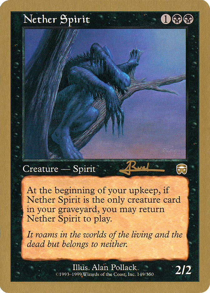 Nether Spirit (Antoine Ruel) [World Championship Decks 2001] - Magic: The Gathering - Card Brawlers | Quebec | Canada |