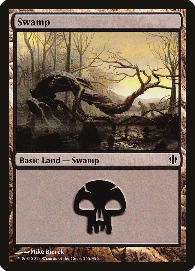 Swamp (345) [Commander 2013] - Magic: The Gathering - Card Brawlers | Quebec | Canada |