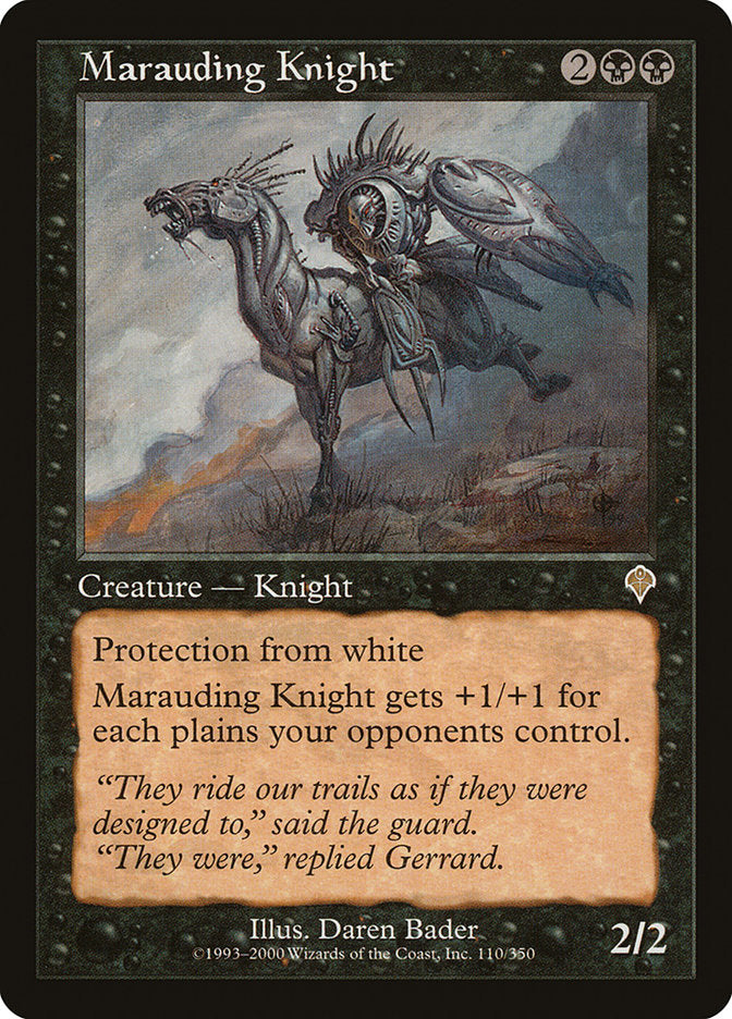 Marauding Knight [Invasion] - Magic: The Gathering - Card Brawlers | Quebec | Canada |
