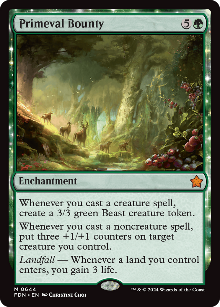 Primeval Bounty [Foundations] - Magic: The Gathering - Card Brawlers | Quebec | Canada |