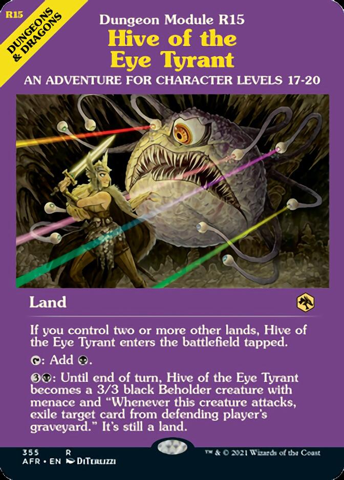 Hive of the Eye Tyrant (Dungeon Module) [Dungeons & Dragons: Adventures in the Forgotten Realms] - Magic: The Gathering - Card Brawlers | Quebec | Canada |
