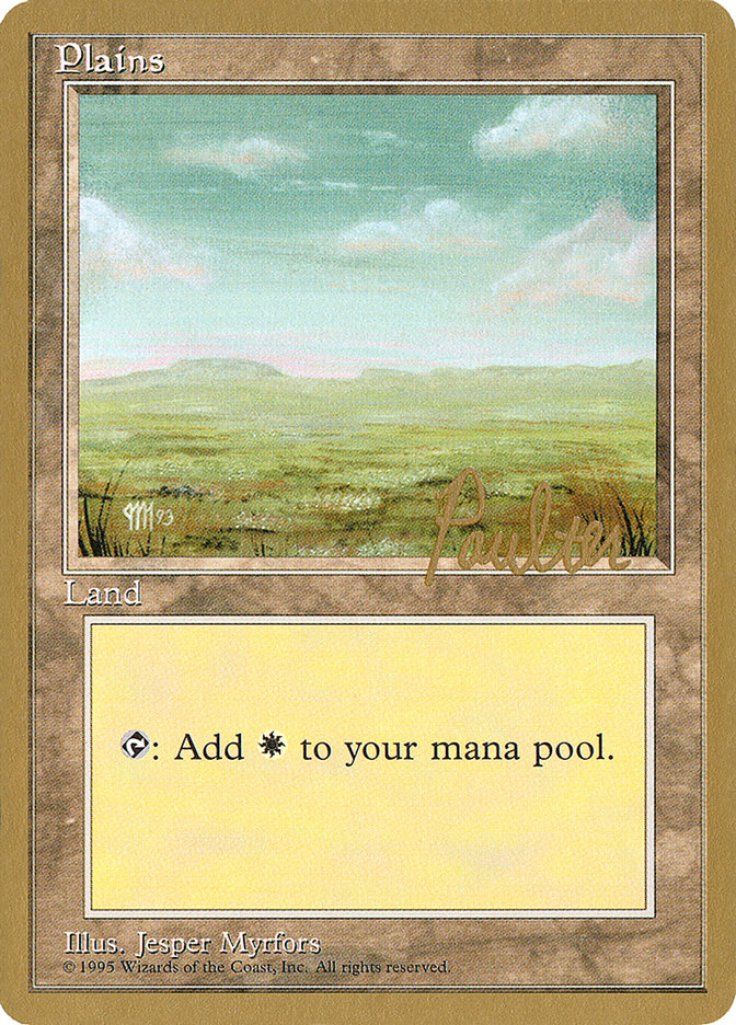 Plains (pp364) (Preston Poulter) [Pro Tour Collector Set] - Magic: The Gathering - Card Brawlers | Quebec | Canada |